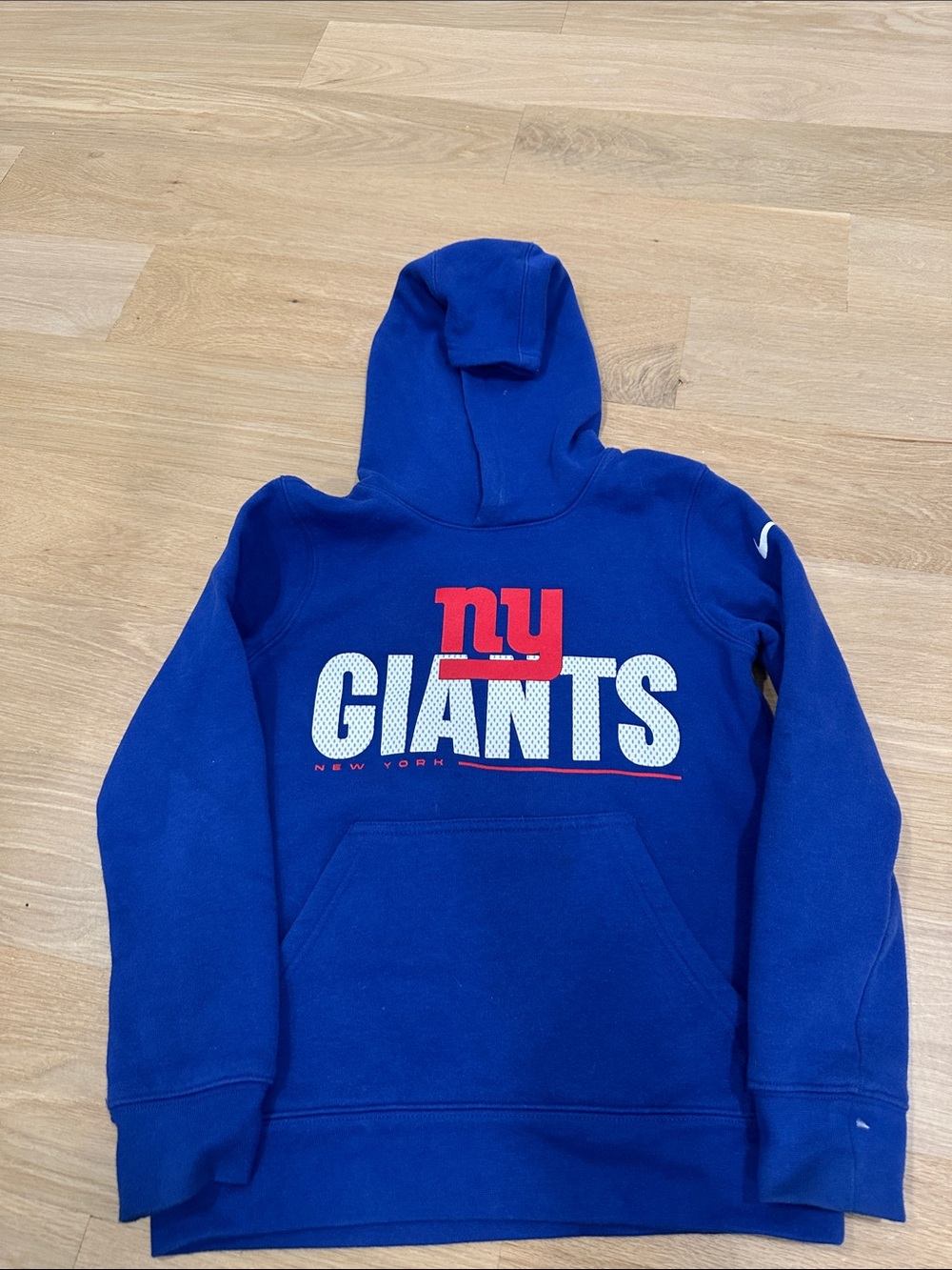 Kids Blue NY Giants Hoodie
